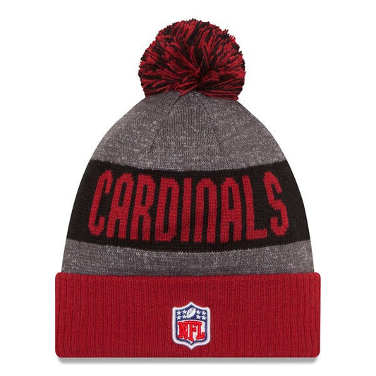 Arizona Cardinals New Era 2016 NFL On-Field SPORT KNIT Cuffed Pom Hat