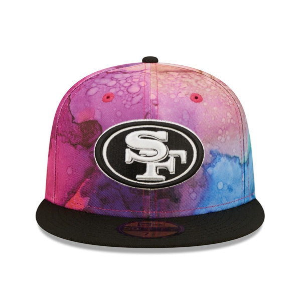 San Francisco New Era 2022 NFL Crucial Catch 59FIFTY Fitted Hat - Pink/Black