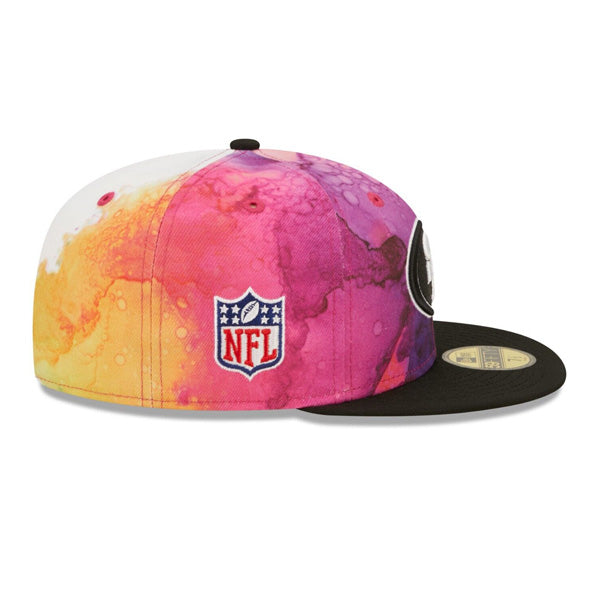 San Francisco New Era 2022 NFL Crucial Catch 59FIFTY Fitted Hat - Pink/Black