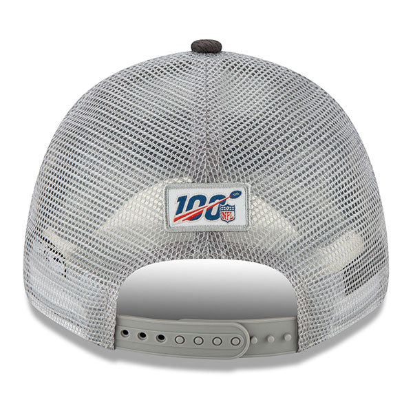 San Francisco 49ers New Era 2019 NFC Champions Trophy Collection Locker Room 9FORTY Snapback Adjustable Hat - Heather Charcoal/Gray