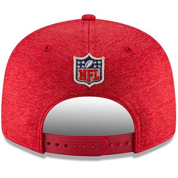 San Francisco 49ers New Era 2018 NFL Sideline Road Official 9Fifty Snapback Hat