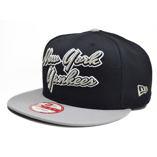 New York Yankees SLANT FRONT SNAPBACK 9Fifty New Era MLB Hat = Med/Large