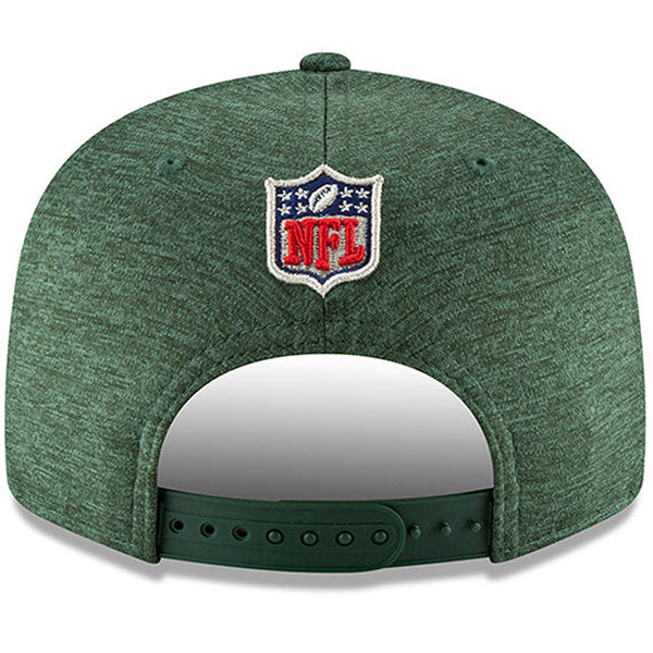 Green Bay Packers New Era 2018 NFL Sideline Road Official 9Fifty Snapback Hat