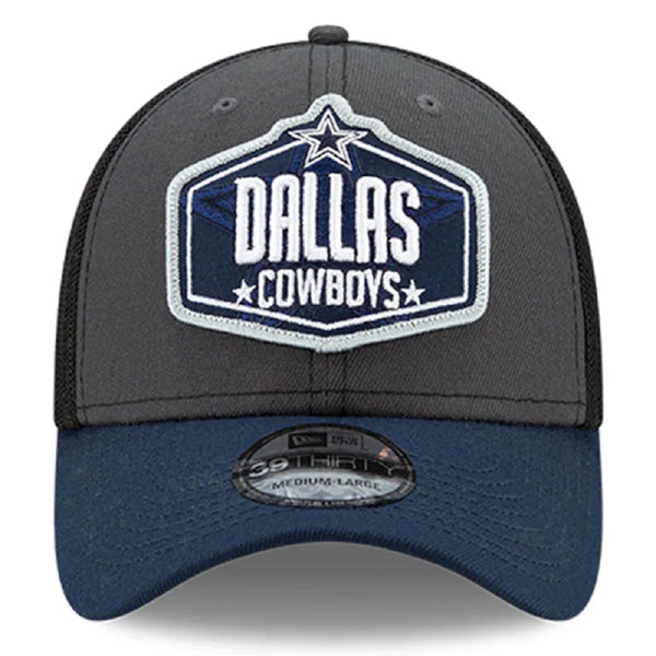 Dallas Cowboys New Era 2021 NFL Draft Trucker 39THIRTY Flex Hat