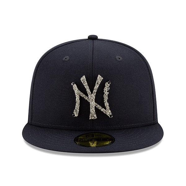 New York Yankees New Era Metal Melt 59FIFTY Fitted Hat - Navy