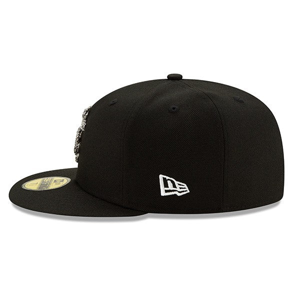 San Francisco Giants New Era Metal Melt 59FIFTY Fitted Hat - Black