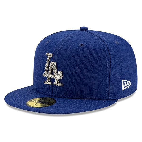 Los Angeles Dodgers New Era Metal Melt 59FIFTY Fitted Hat - Royal