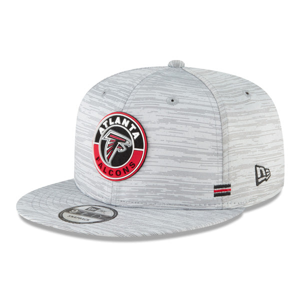 Atlanta Falcons New Era 2020 NFL Sideline Official 9FIFTY Snapback Hat - Gray