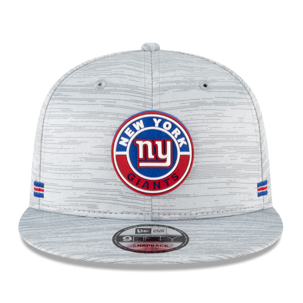 New York Giants New Era 2020 NFL Sideline Official 9FIFTY Snapback Hat - Gray