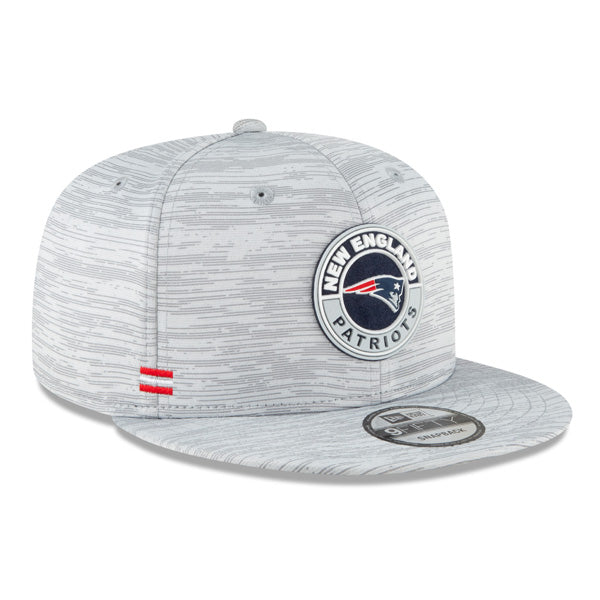 New England Patriots New Era 2020 NFL Sideline Official 9FIFTY Snapback Hat - Gray