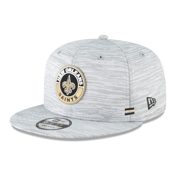 New Orleans Saints New Era 2020 NFL Sideline Official 9FIFTY Snapback Hat - Gray