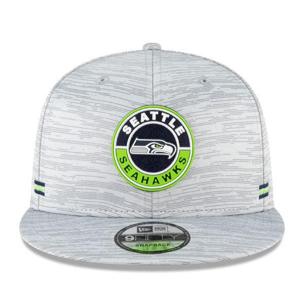 Seattle Seahawks New Era 2020 NFL Sideline Official 9FIFTY Snapback Hat - Gray