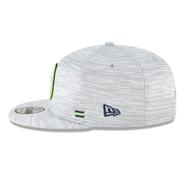 Seattle Seahawks New Era 2020 NFL Sideline Official 9FIFTY Snapback Hat - Gray