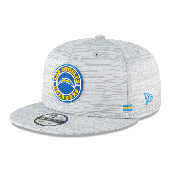 Los Angeles Chargers New Era 2020 NFL Sideline Official 9FIFTY Snapback Hat - Gray