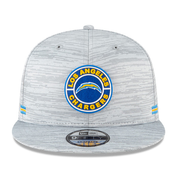 Los Angeles Chargers New Era 2020 NFL Sideline Official 9FIFTY Snapback Hat - Gray