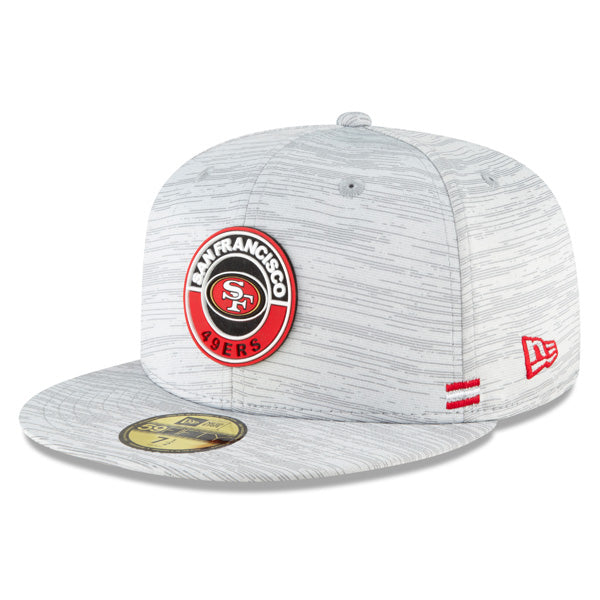 San Francisco 49ers New Era 2020 NFL Official Sideline 59FIFTY Fitted Hat - Gray