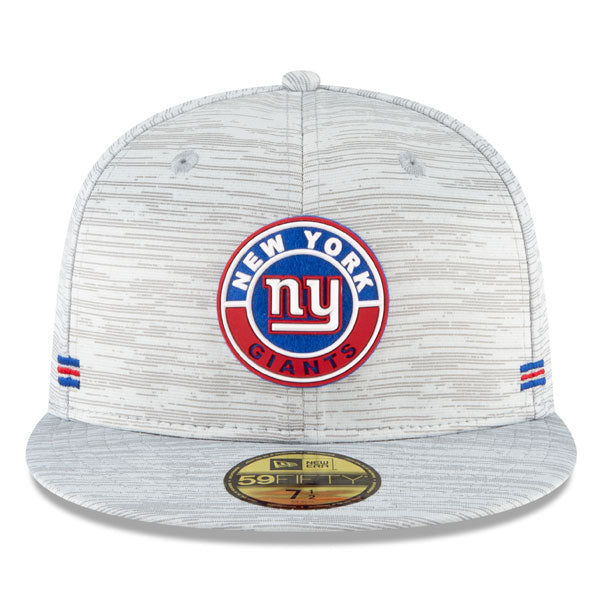 New York Giants New Era 2020 NFL Official Sideline 59FIFTY Fitted Hat - Gray