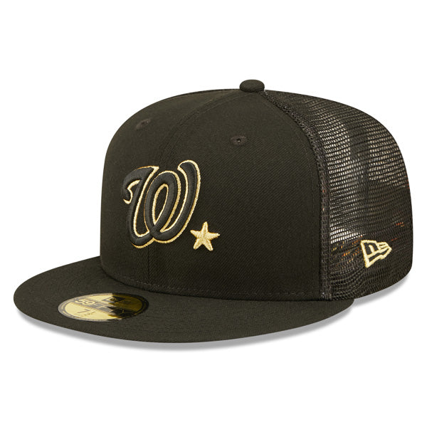 Washington Nationals New Era 2022 MLB All-Star Game On-Field 59FIFTY Fitted Hat - Black/Gold