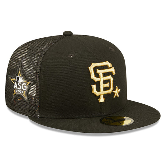 San Francisco Giants New Era 2022 MLB All-Star Game On-Field 59FIFTY Fitted Hat - Black/Gold