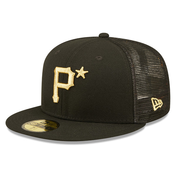 Pittsburgh Pirates New Era 2022 MLB All-Star Game On-Field 59FIFTY Fitted Hat - Black/Gold