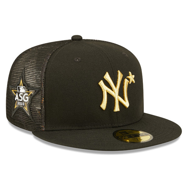 New York Yankees New Era 2022 MLB All-Star Game On-Field 59FIFTY Fitted Hat - Black/Gold