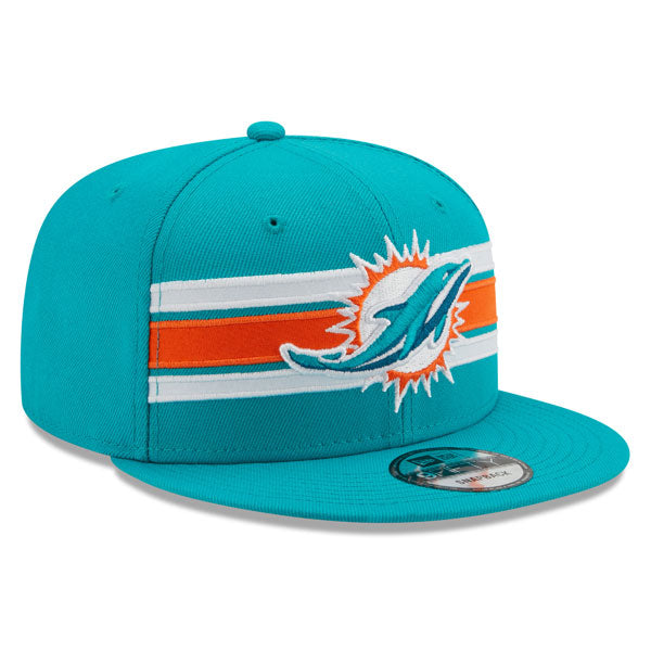 Miami Dolphins New Era NFL THROWBACK STRIKE 9Fifty Snapback Hat - Aqua