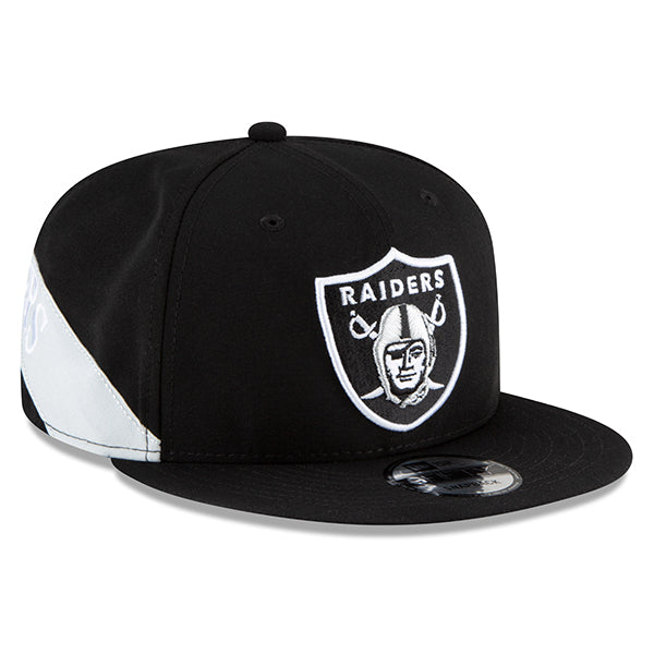 Las Vegas Raiders New Era REAR-HIT 9Fifty Snapback NFL Hat - Black/Gray