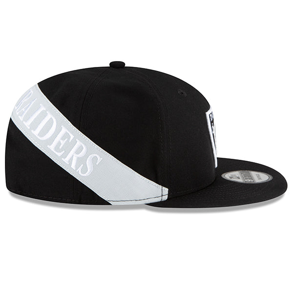 Las Vegas Raiders New Era REAR-HIT 9Fifty Snapback NFL Hat - Black/Gray