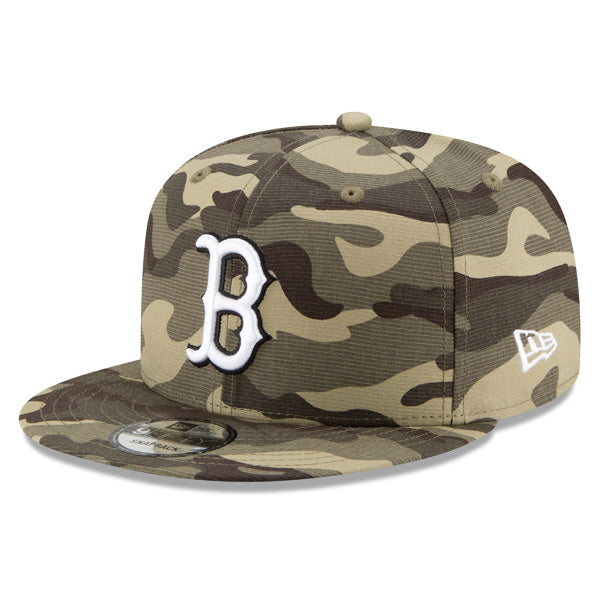 Boston Red Sox New Era 2021 Armed Forces Day 9FIFTY Snapback Hat - Camo