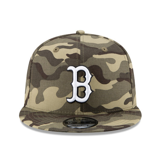 Boston Red Sox New Era 2021 Armed Forces Day 9FIFTY Snapback Hat - Camo
