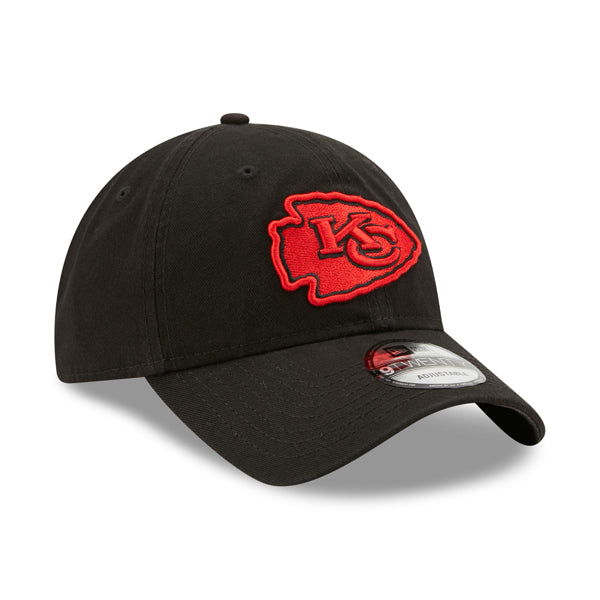 Kansas City Chiefs Team New Era Core Classic 9TWENTY Adjustable Hat – Black