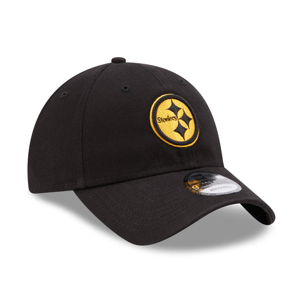 Pittsburgh Steelers Team New Era Core Classic 9TWENTY Adjustable Hat – Black