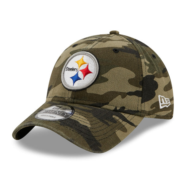 Pittsburgh Steelers New Era Core Classic 9TWENTY Adjustable Hat – Camo