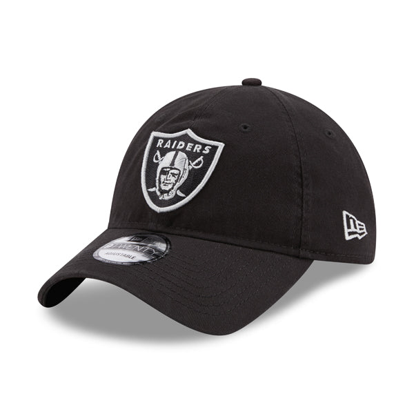 Las Vegas Raiders Team New Era Core Classic 9TWENTY Adjustable Hat – Black