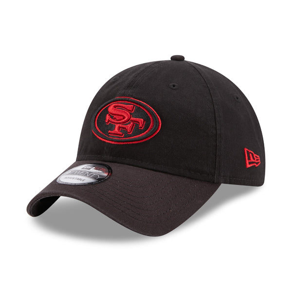 San Francisco 49ers Team New Era Core Classic 9TWENTY Adjustable Hat – Black