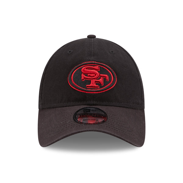 San Francisco 49ers Team New Era Core Classic 9TWENTY Adjustable Hat – Black