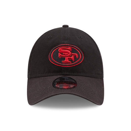 San Francisco 49ers Team New Era Core Classic 9TWENTY Adjustable Hat – Black