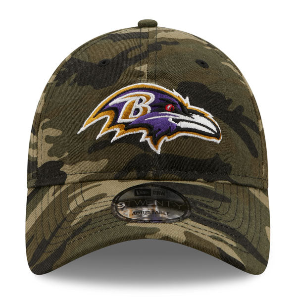 Baltimore Ravens New Era Core Classic 9TWENTY Adjustable Hat – Camo