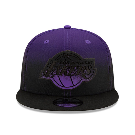 Los Angeles Lakers New Era NBA 2021 Back Half 9FIFTY Snapback Hat - Purple/Black