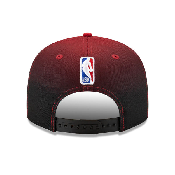 Miami Heat New Era NBA 2021 Back Half 9FIFTY Snapback Hat - Red/Black