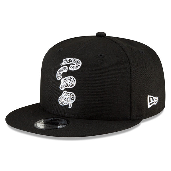 Philadelphia 76ers New Era 2021 City Edition Alternate 9FIFTY Snapback Hat - Black/White