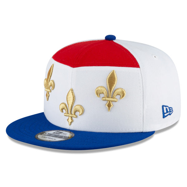 New Orleans Pelicans New Era 2021 City Edition Primary 9FIFTY Snapback Hat - White/Royal