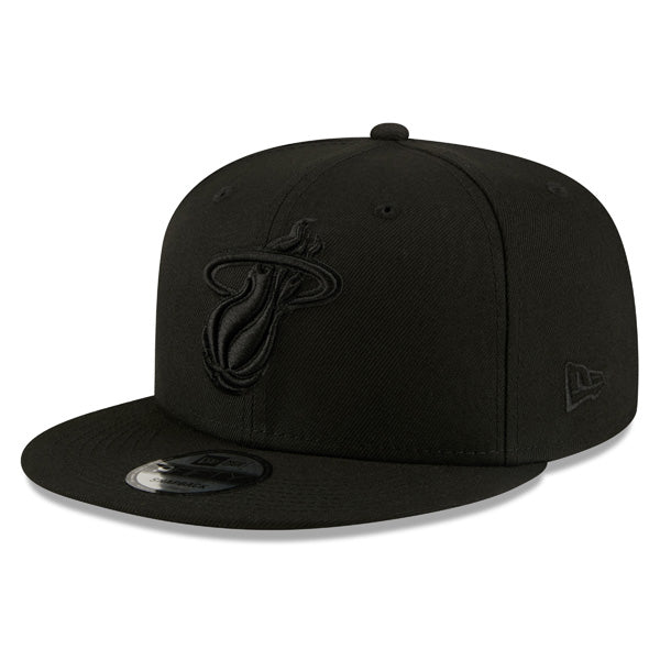 Miami Heat New Era BOB Black on Black 9Fifty Snapback NBA Hat