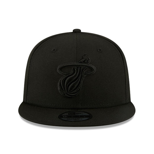Miami Heat New Era BOB Black on Black 9Fifty Snapback NBA Hat