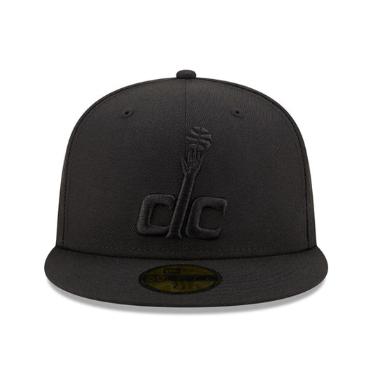 Washington Wizards New Era BOB Black on Black Fitted 59Fifty NBA Hat
