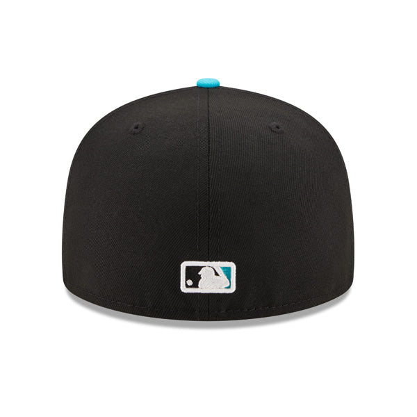 New York Yankees New Era AQUA BLUE HOOK Fitted 59Fifty MLB Hat