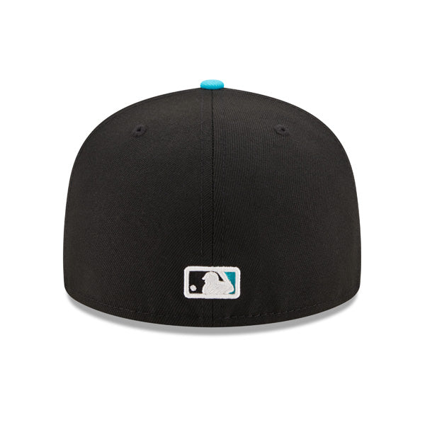 Washington Nationals New Era AQUA BLUE HOOK Fitted 59Fifty MLB Hat