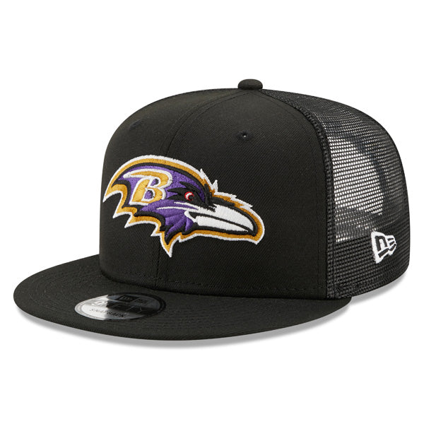 Baltimore Ravens New Era NFL CLASSIC TRUCKER 9Fifty Snapback Mesh Hat