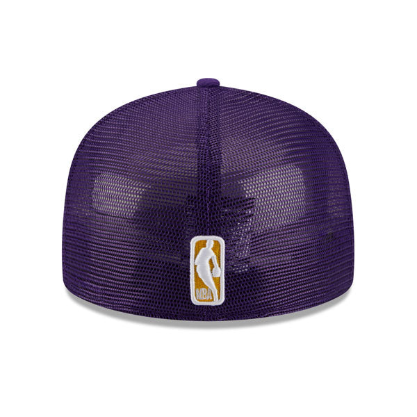 Los Angeles Lakers New Era NBA CLASSIC TRUCKER 59FIFTY Fitted Mesh Hat – Purple