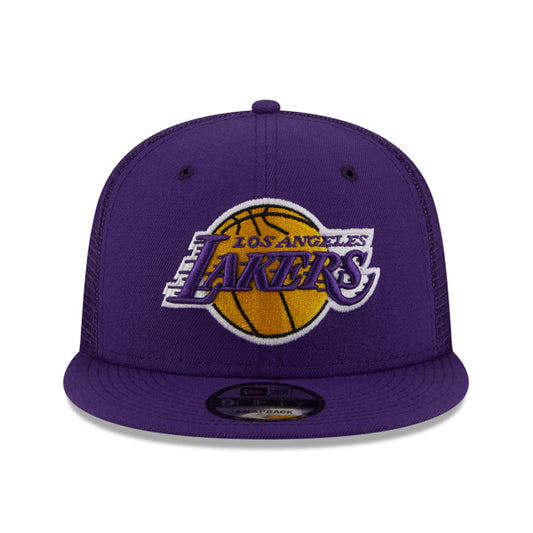 Los Angeles Lakers New Era NBA CLASSIC TRUCKER 9Fifty Snapback Mesh Hat
